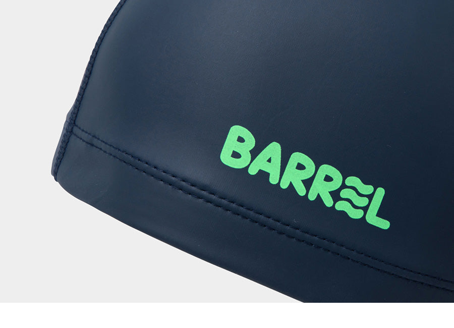 Barrel Kids Basic Silitex Swim Cap-NAVY_image1