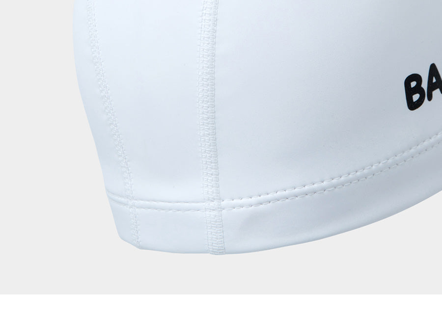 Barrel Kids Basic Silitex Swim Cap-WHITE_image2