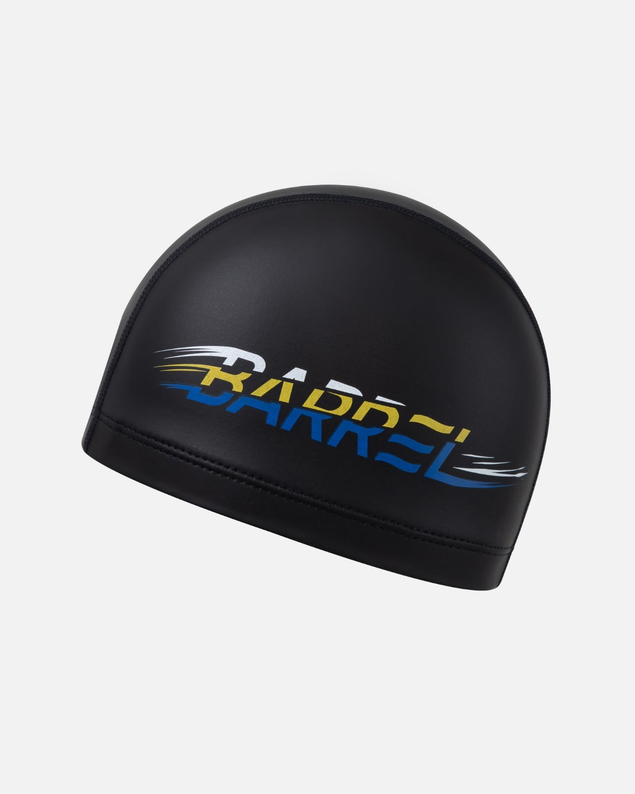 Barrel Kids Brush Silitex Swim Cap-BLACK_image2