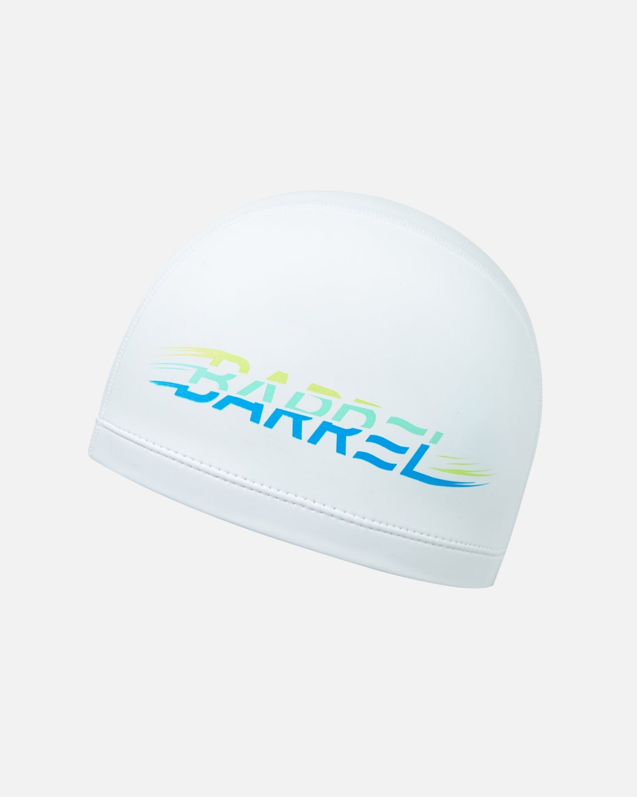 Barrel Kids Brush Silitex Swim Cap-WHITE_image2