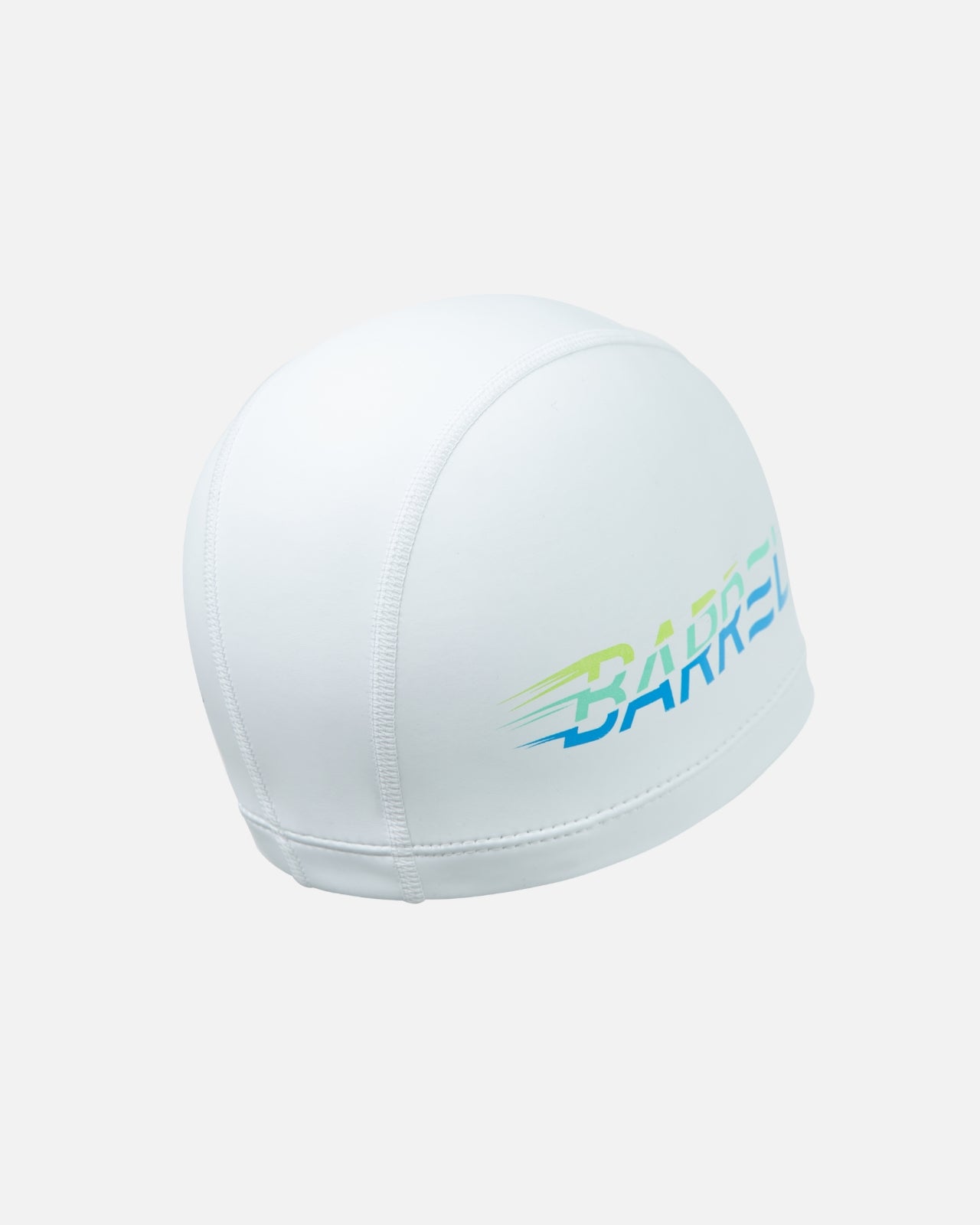 Barrel Kids Brush Silitex Swim Cap-WHITE_image3