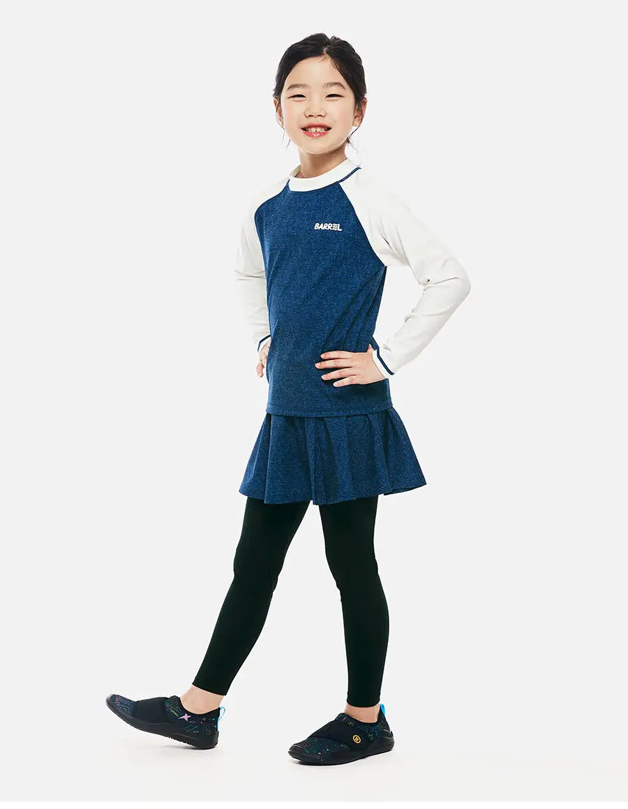 Barrel Kids Essential Colorblock Rashguard-INDIGO4