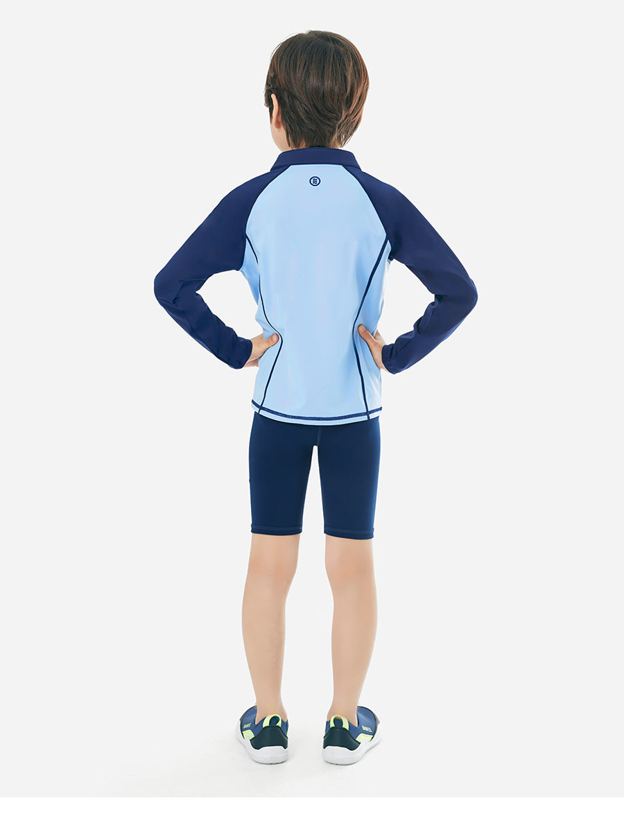 Barrel Kids Essential Half Water Leggings-NAVY_image3