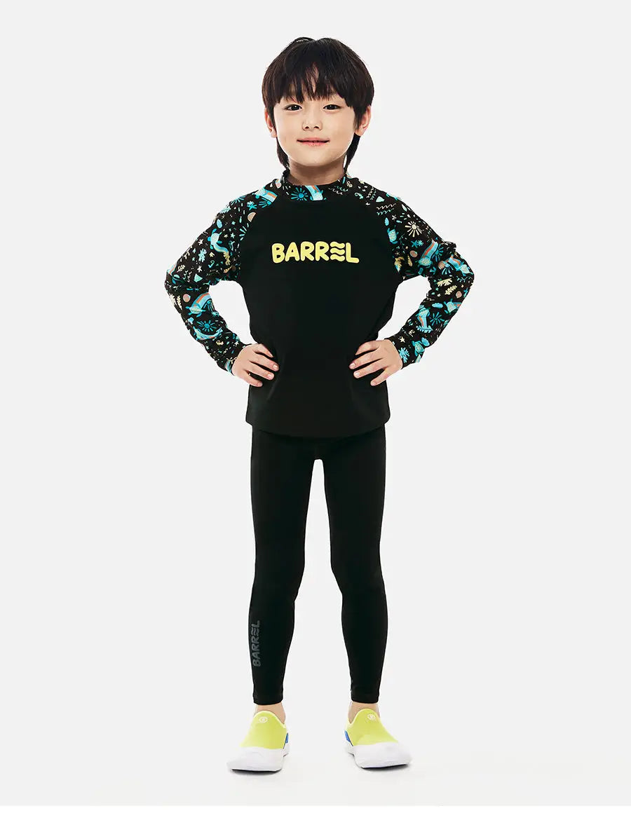 Barrel Kids Essential Water Leggings-BLACK3