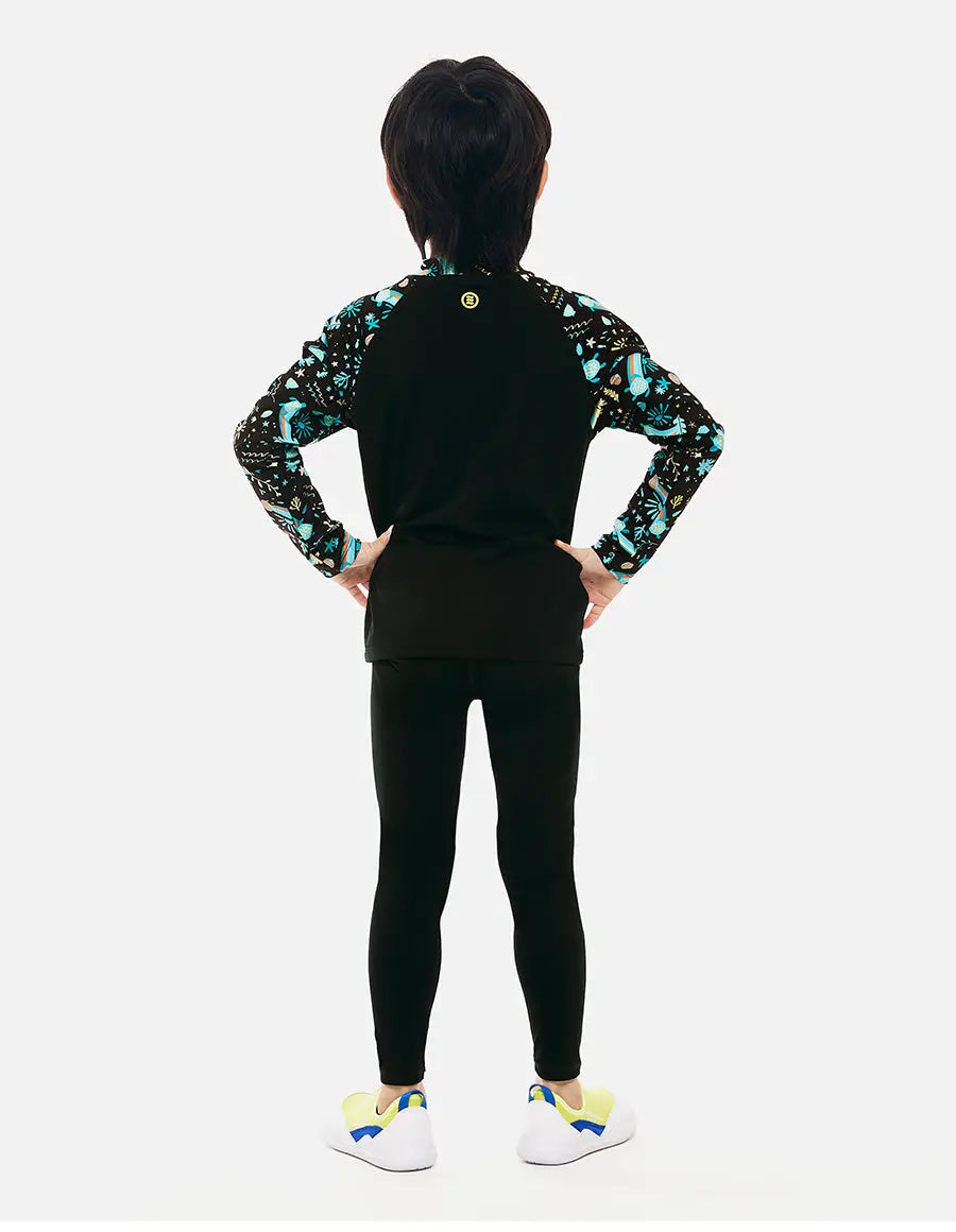 Barrel Kids Essential Water Leggings-BLACK5
