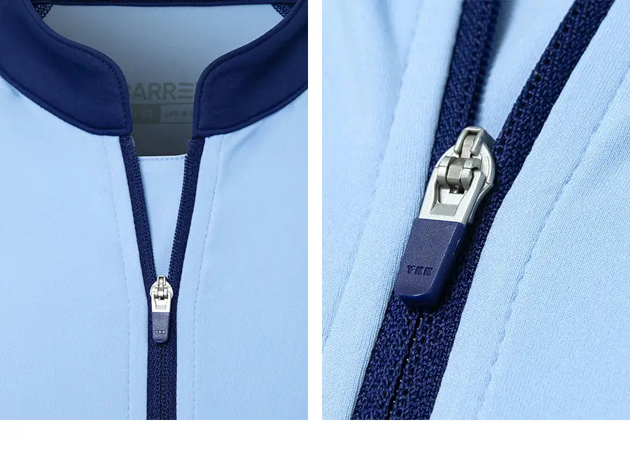 Barrel Kids Essential Zip-Up Rash Guard-AQUA BLUE_image6