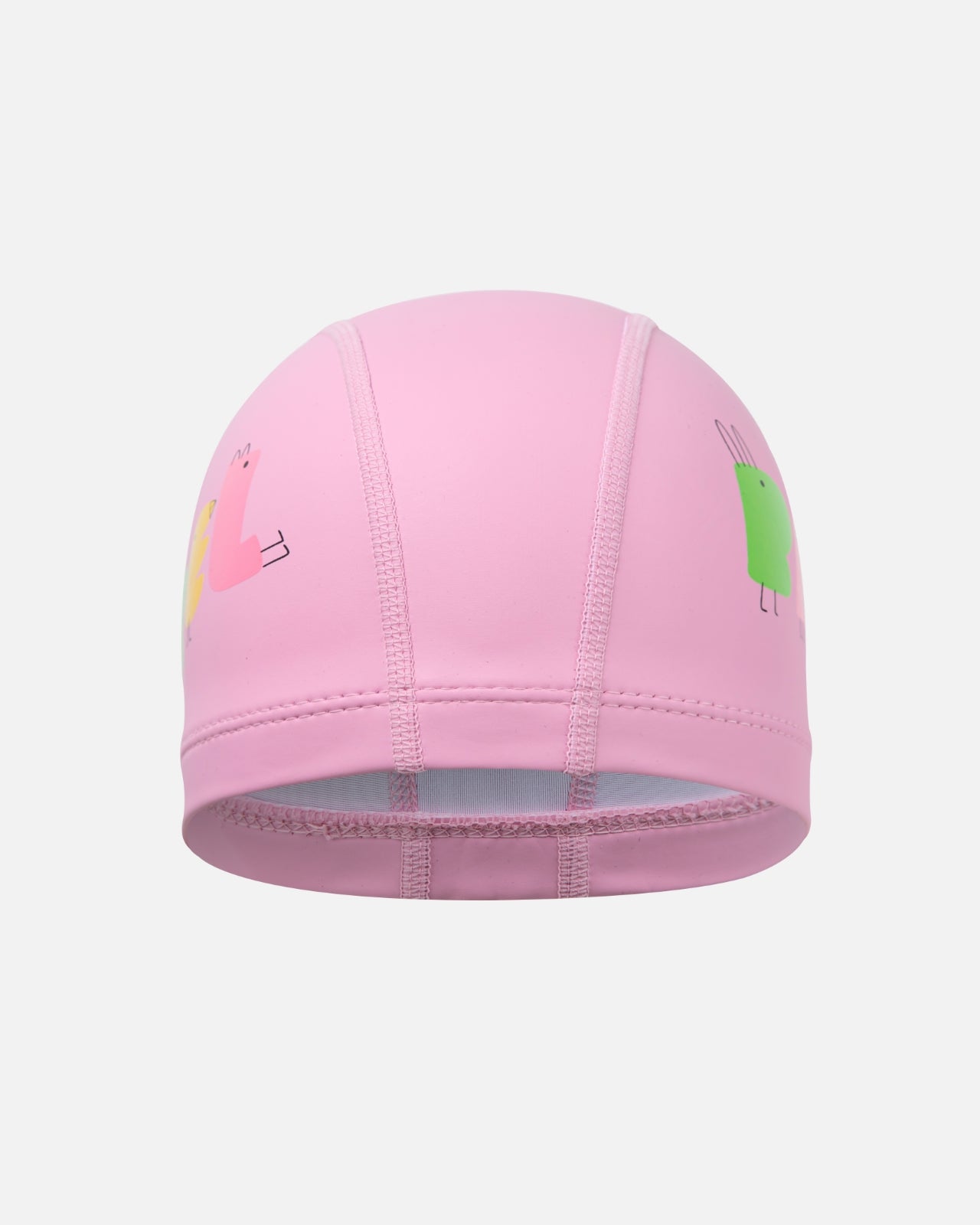Barrel Kids Friends Silitex Swim Cap-PINK_image4