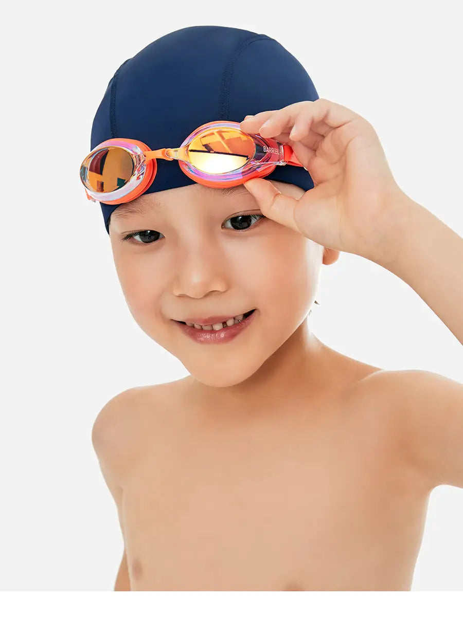 Barrel Kids Mirror Swim Goggles-AURORA/ORANGE_image1