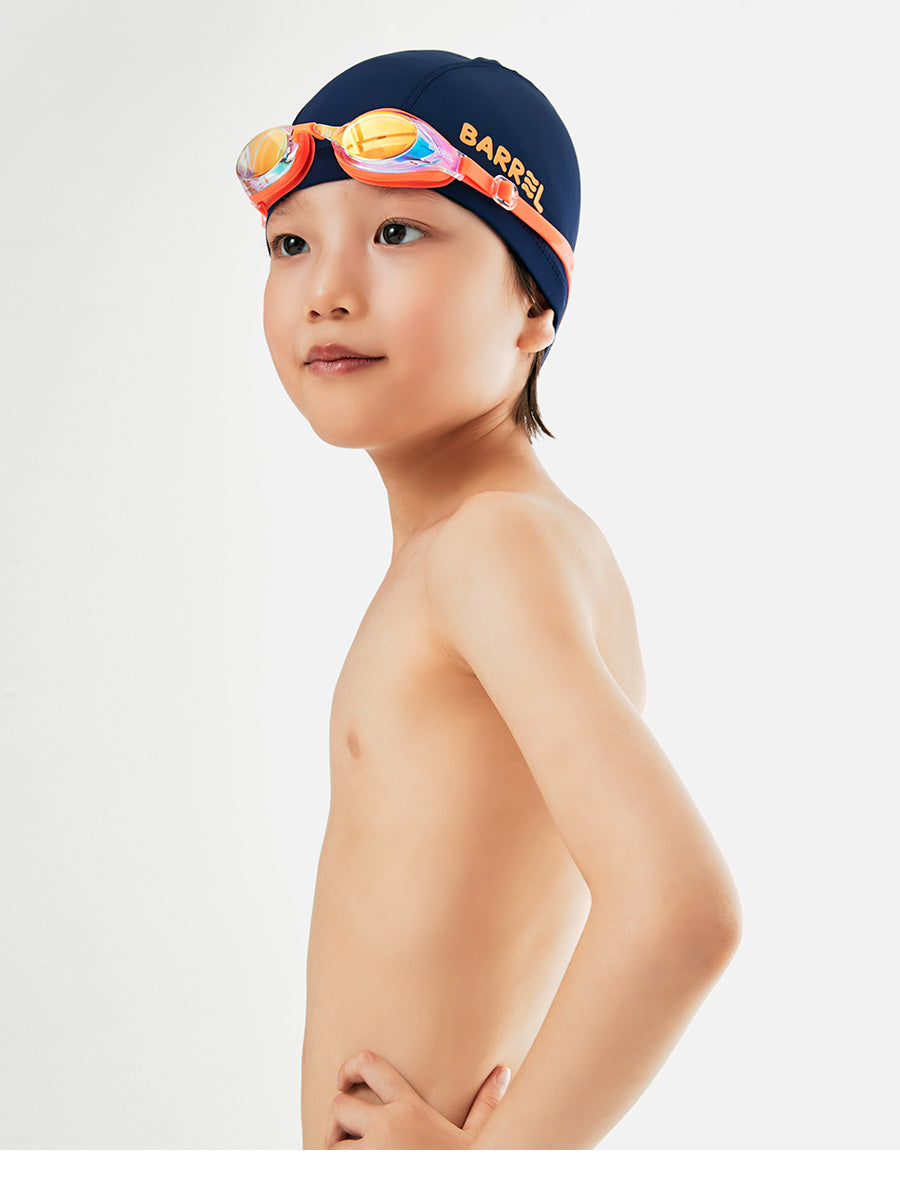 Barrel Kids Mirror Swim Goggles-AURORA/ORANGE_image2