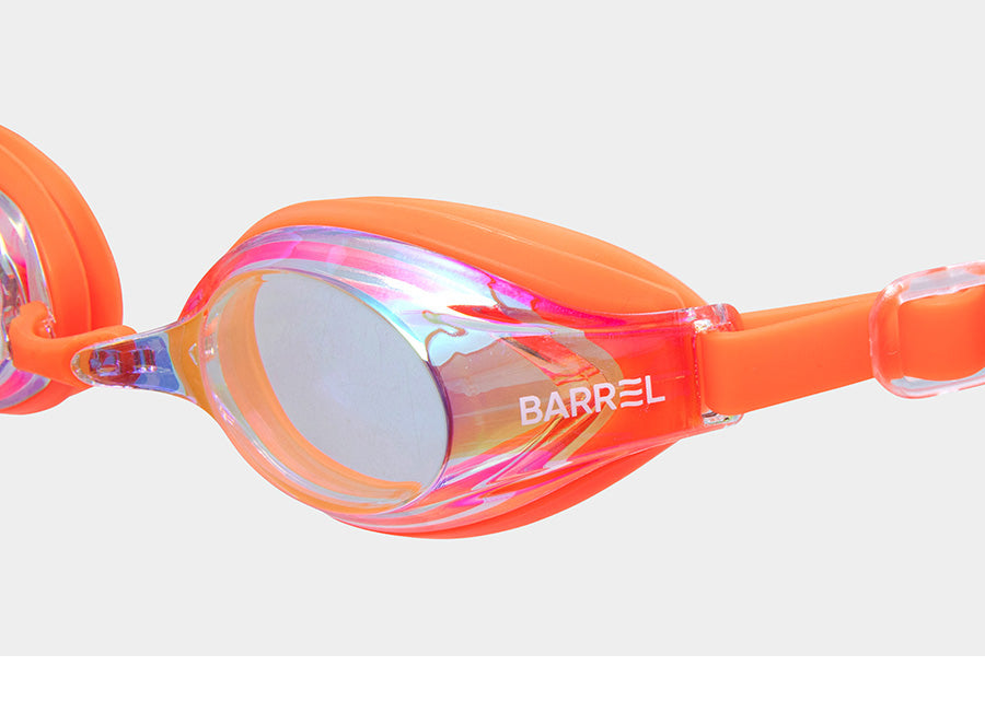 Barrel Kids Mirror Swim Goggles-AURORA/ORANGE_image5