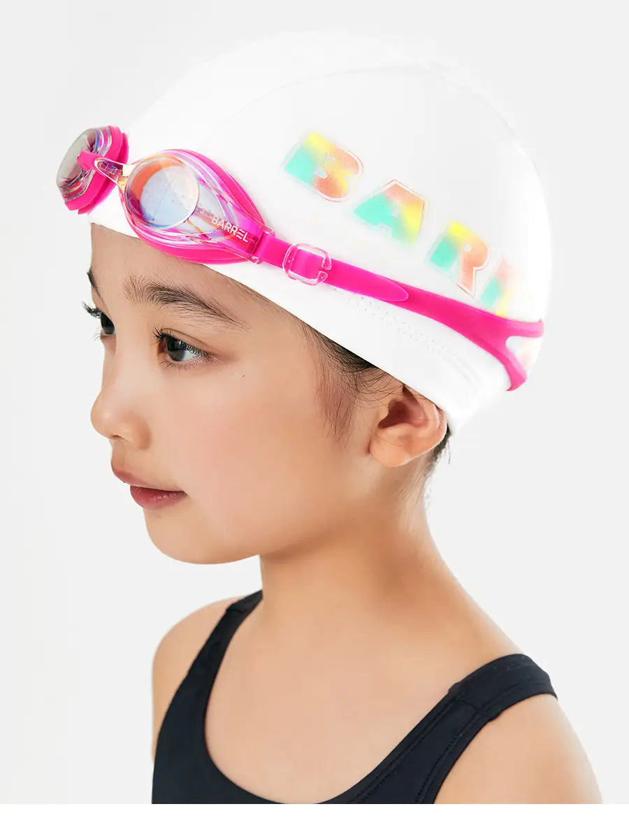 Barrel Kids Mirror Swim Goggles-AURORA/PINK_image1