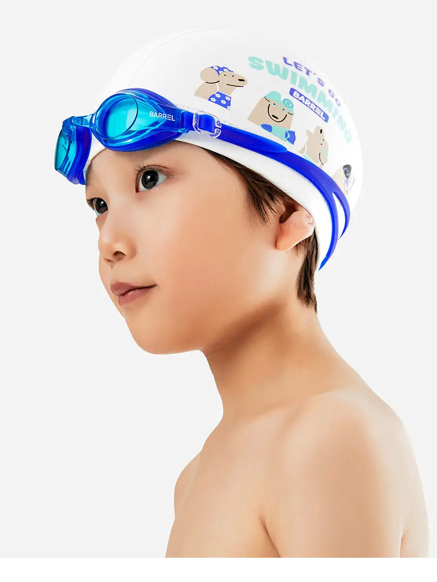 Barrel Kids Mirror Swim Goggles-BLUE/BLUE_image2