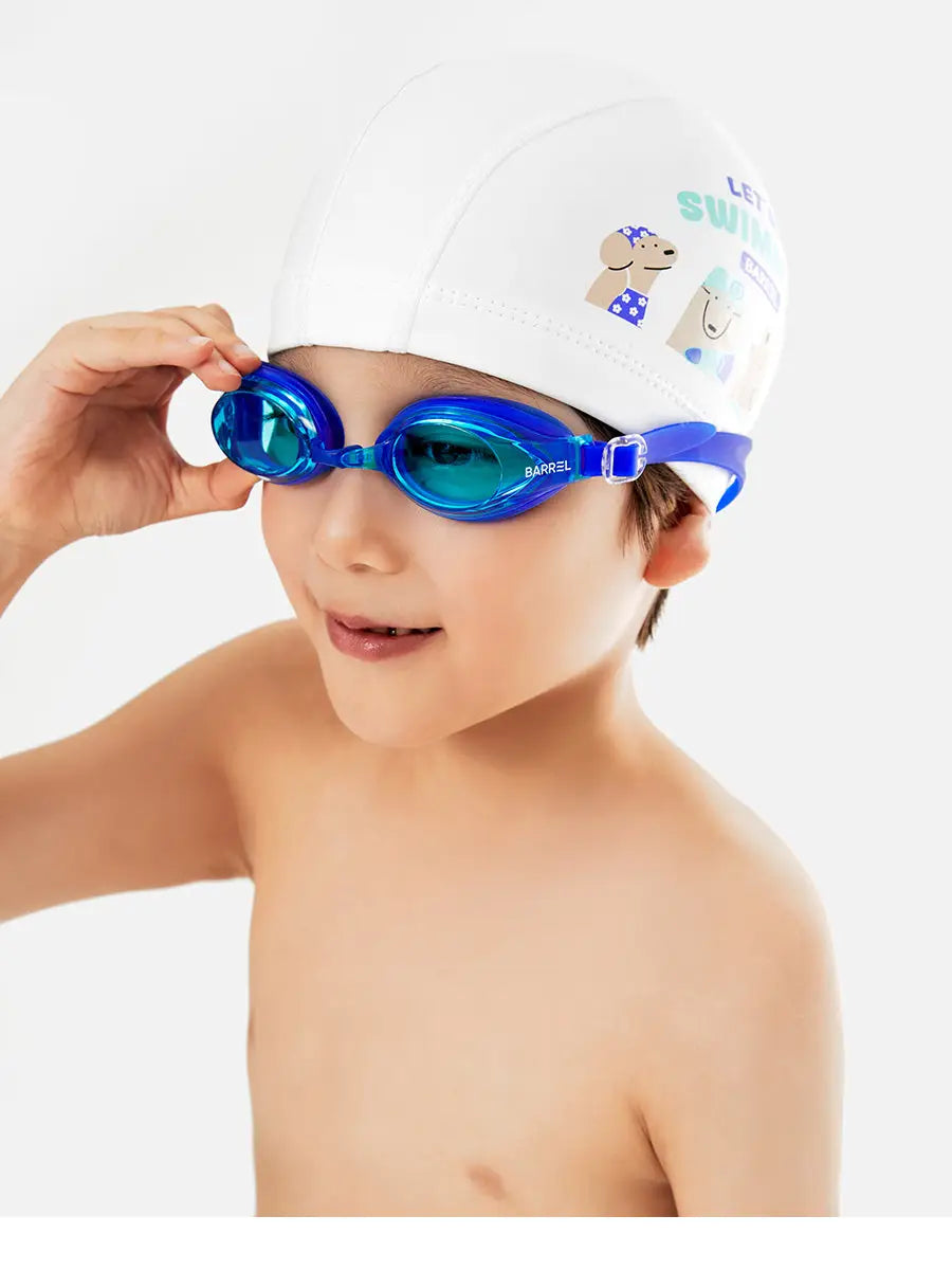 Barrel Kids Mirror Swim Goggles-BLUE/BLUE_image1