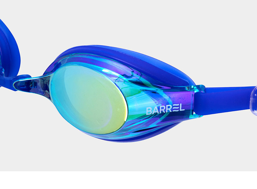 Barrel Kids Mirror Swim Goggles-BLUE/BLUE_image6