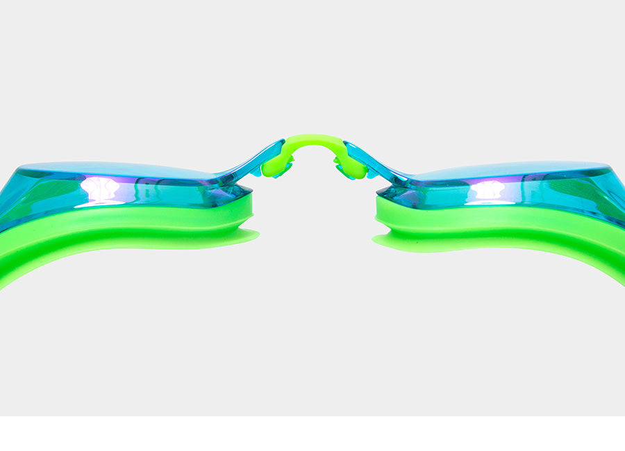 Barrel Kids Mirror Swim Goggles-BLUE/GREEN_image8