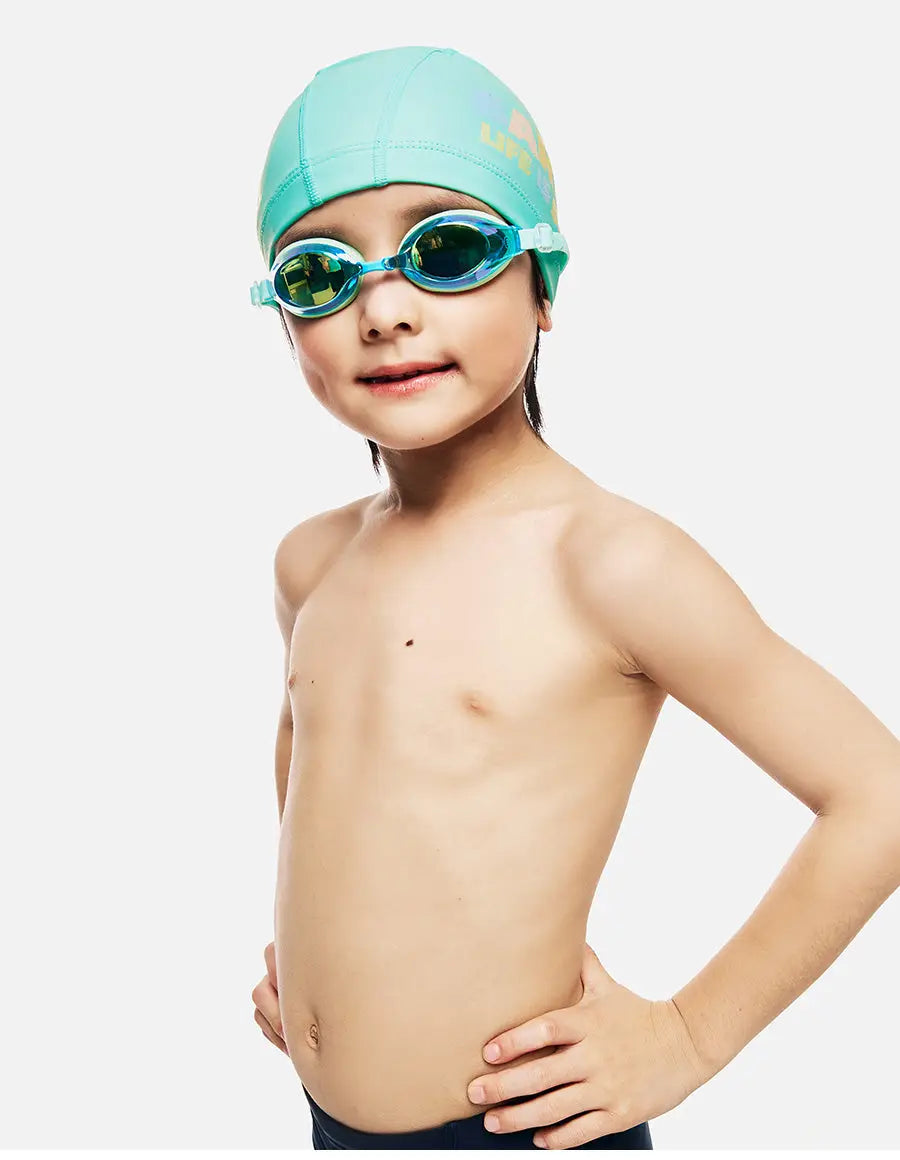 Barrel Kids Mirror Swim Goggles-MINT4