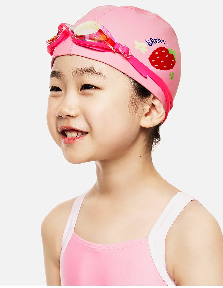 Barrel Kids Mirror Swim Goggles-PINK3