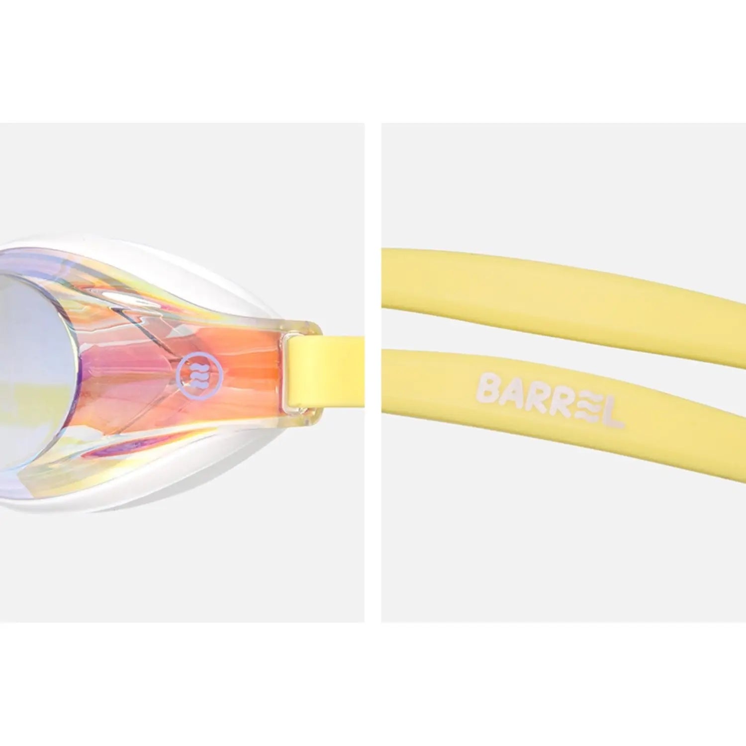 Barrel Kids Mirror Swim Goggles-YELLOW3