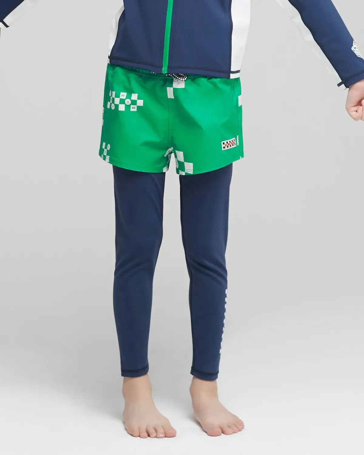Barrel Kids Move Urban Water Leggings-GREEN4