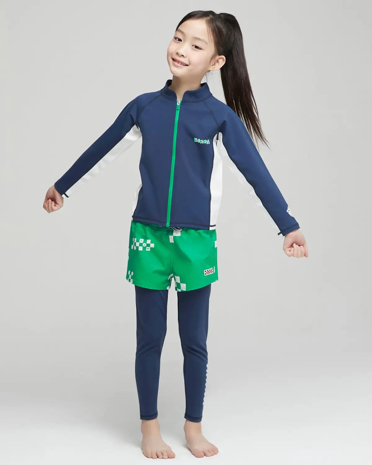 Barrel Kids Move Urban Water Leggings-GREEN7
