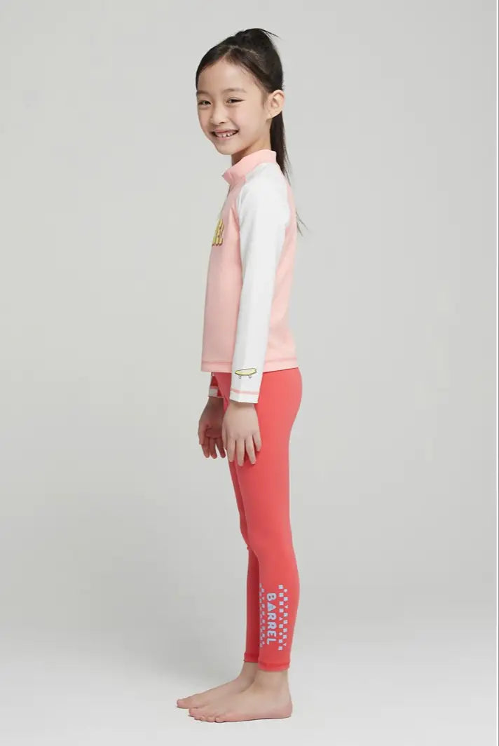 Barrel Kids Move Water Legging-TOMATO5