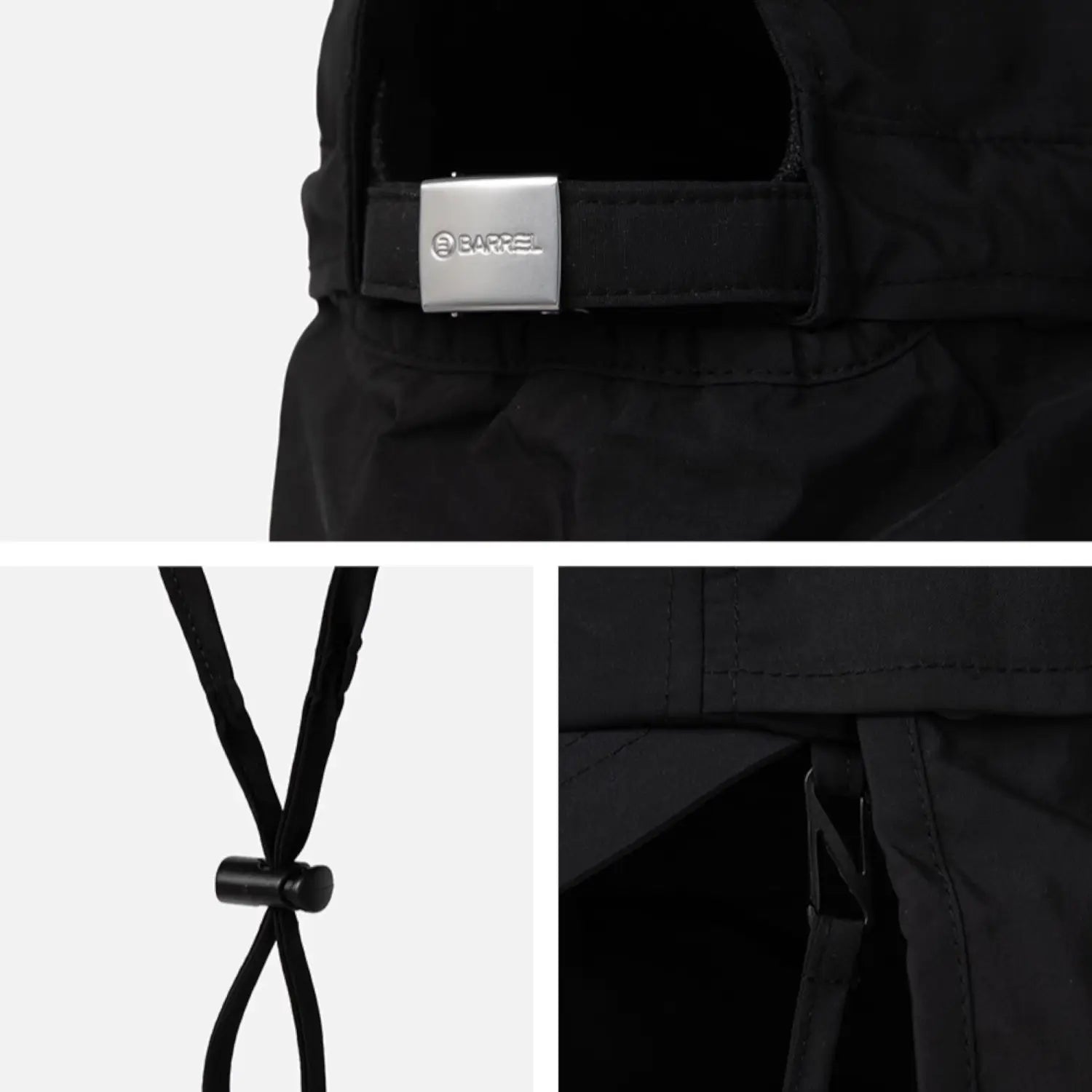 Barrel Kids Rainbow Aqua Cap-BLACK7