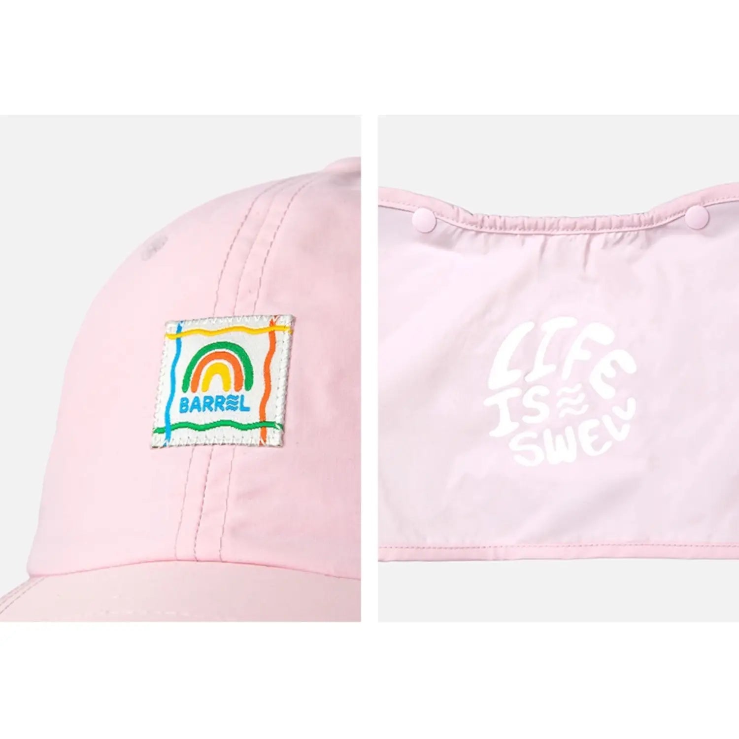 Barrel Kids Rainbow Aqua Cap-PINK5