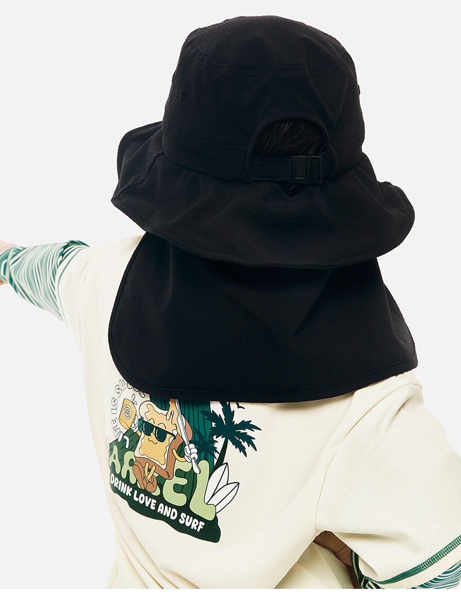 Barrel Kids Rainbow Sunshade Bucket Hat-BLACK6