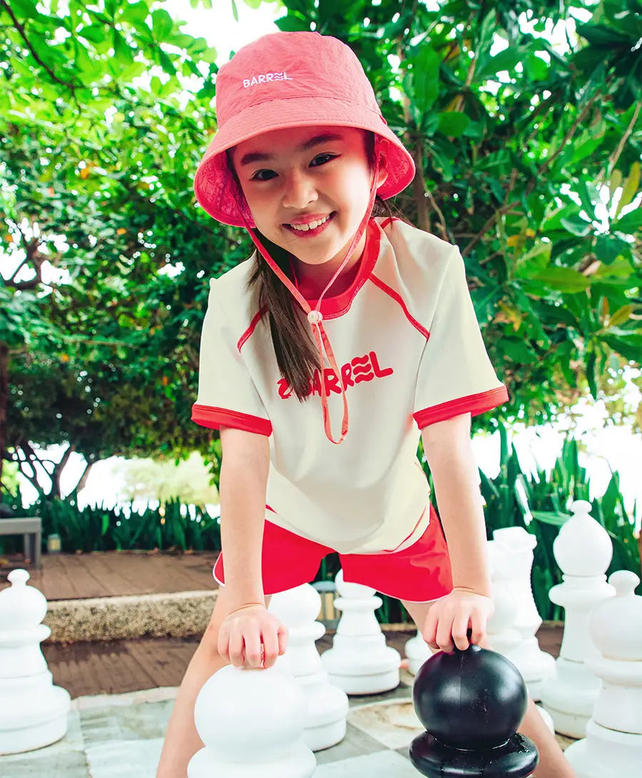 Barrel Kids Reversible Aqua Bucket Hat-PINK_image3