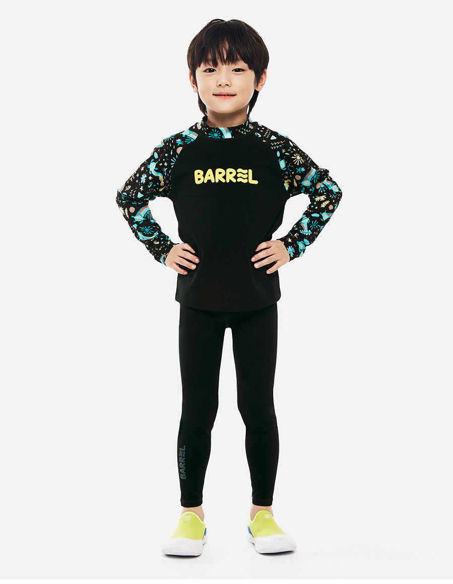 Barrel Kids Submarine Rashguard-BLACK5
