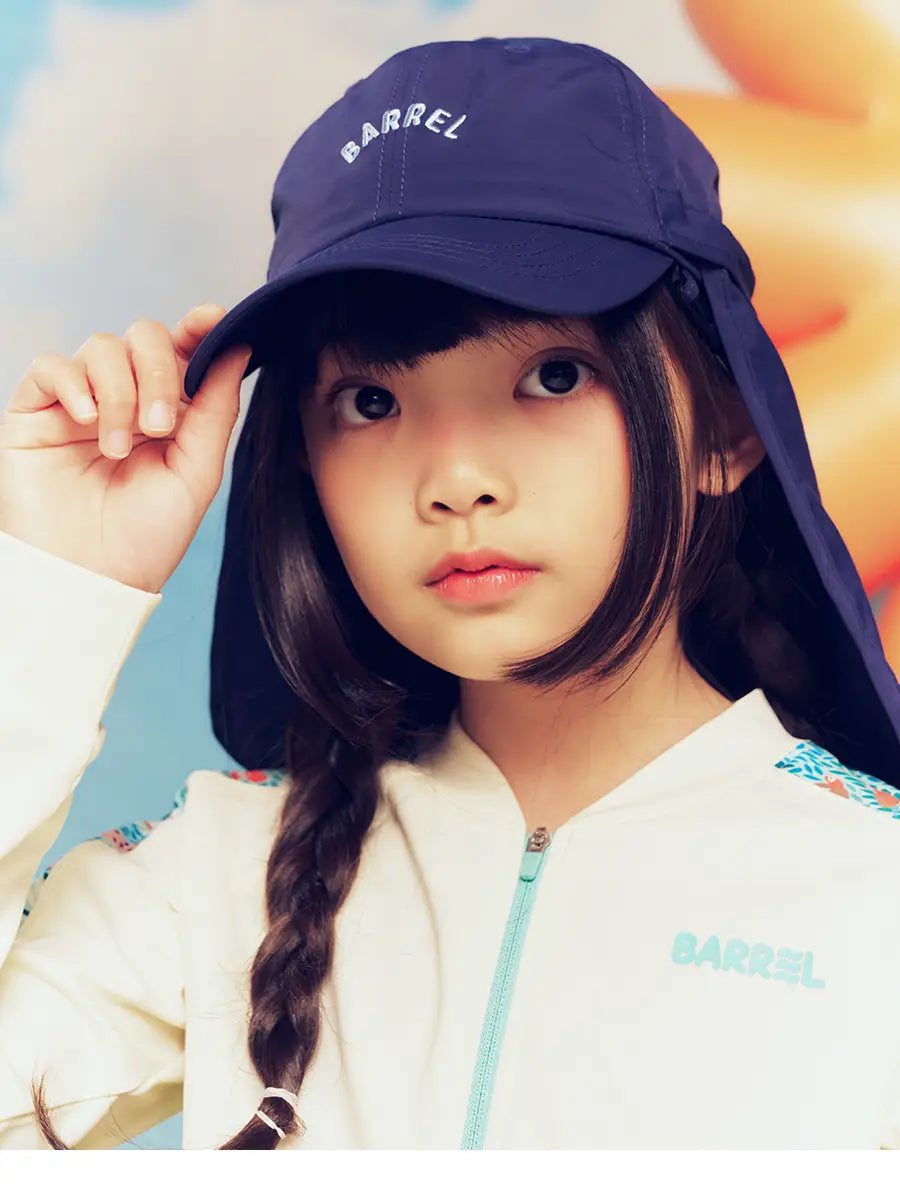 Barrel Kids Tropical Aqua Cap-NAVY1