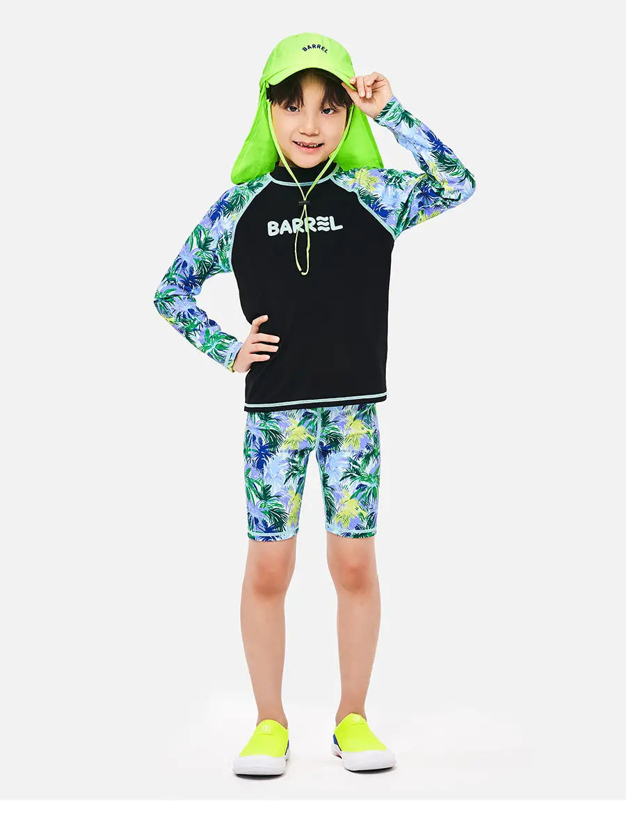 Barrel Kids Tropical Aqua Cap-NEON5