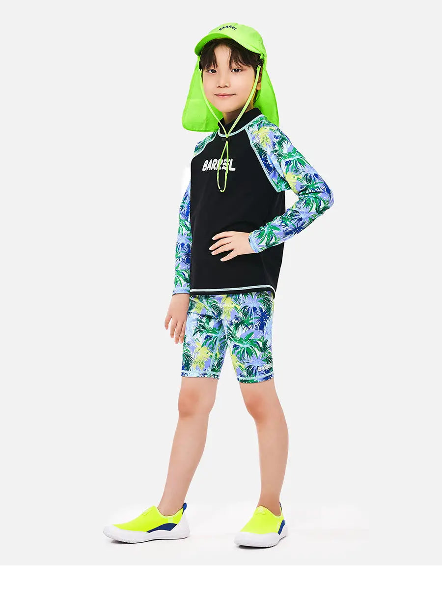 Barrel Kids Tropical Aqua Cap-NEON6