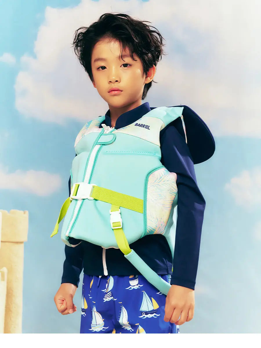 Barrel Kids Tropical Guard Vest-MINT1