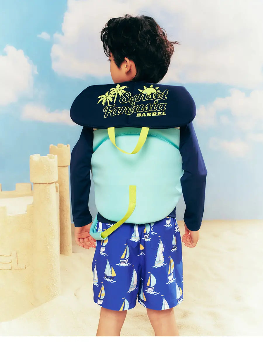 Barrel Kids Tropical Guard Vest-MINT2