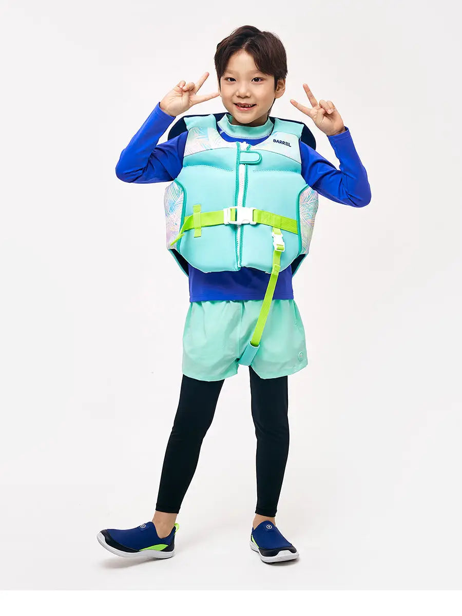 Barrel Kids Tropical Guard Vest-MINT3