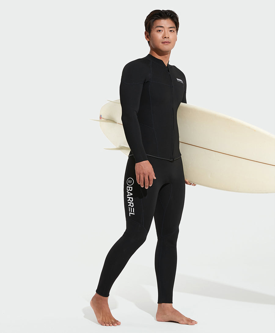 Barrel Men Active 2MM Neoprene Jacket-BLACK_image1