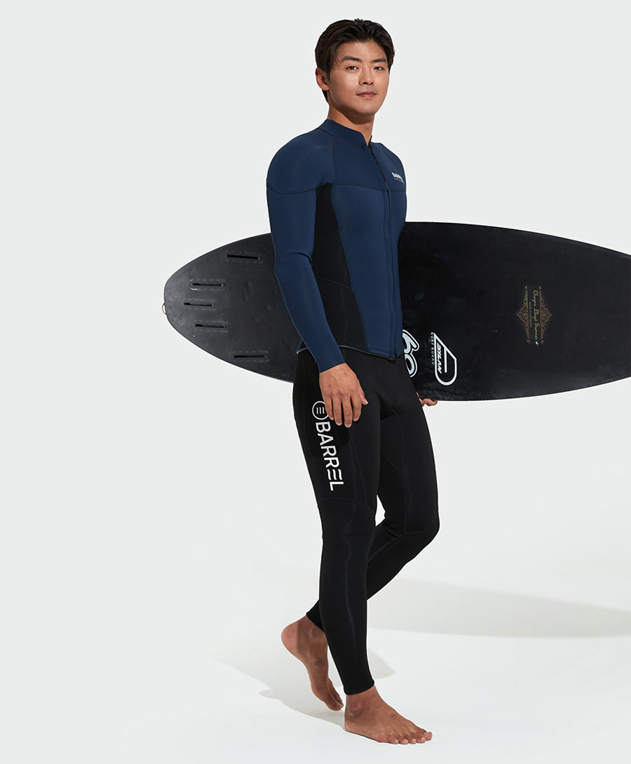 Barrel Men Active 2MM Neoprene Jacket-NAVY_image1