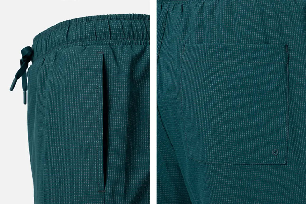 Barrel Men Airdot Half Leggings Shorts-GREEN4
