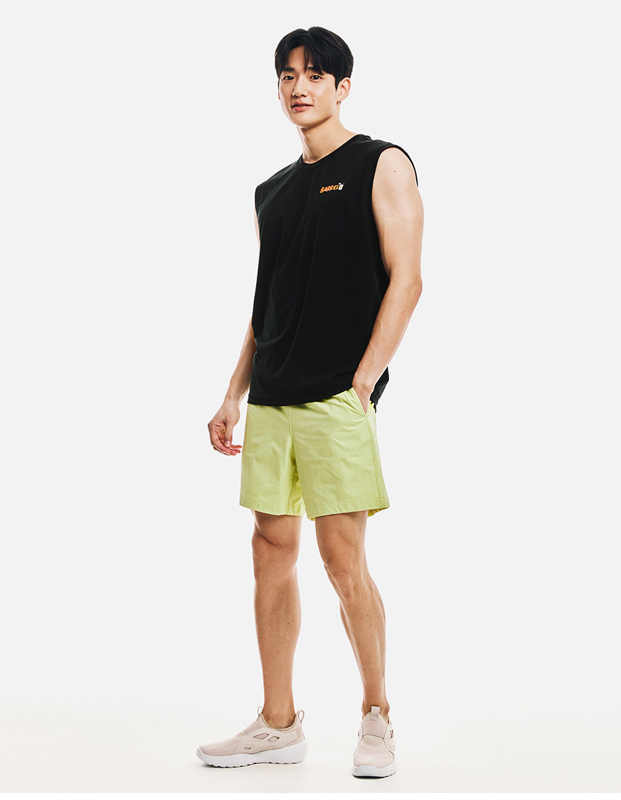 Barrel Men Artwork Loose Fit Rash Tank-BLACK6