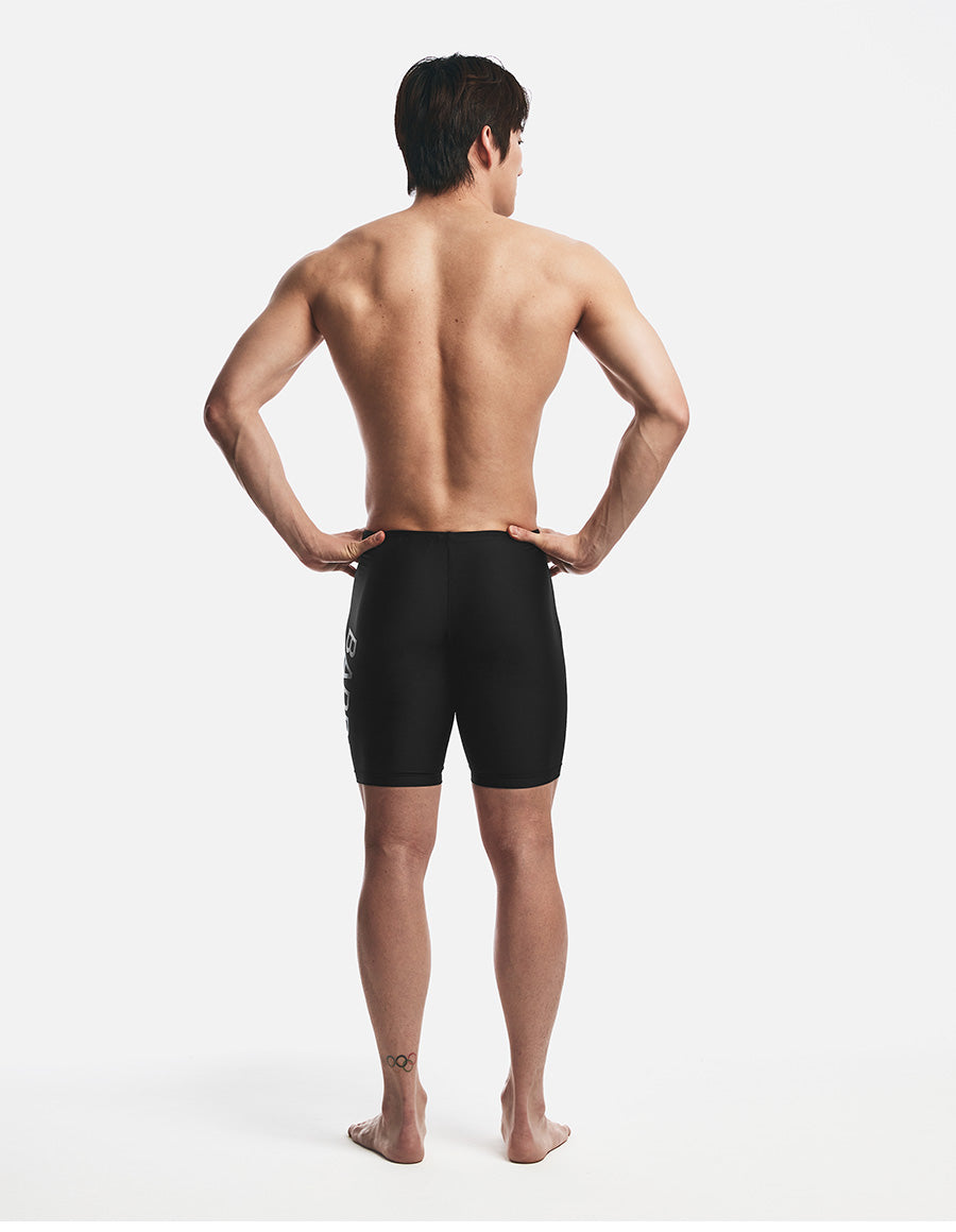 Barrel Men Basic Big Logo Mid Jammer-BLACK6