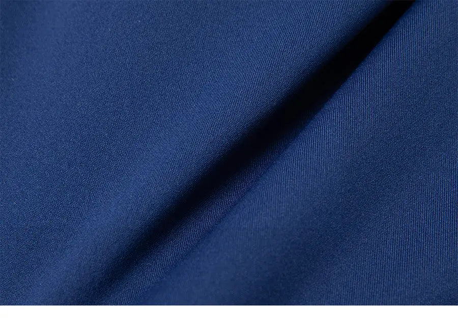 Barrel Men Essential Color Scheme Zip Up Rash Guard-NAVY_image2