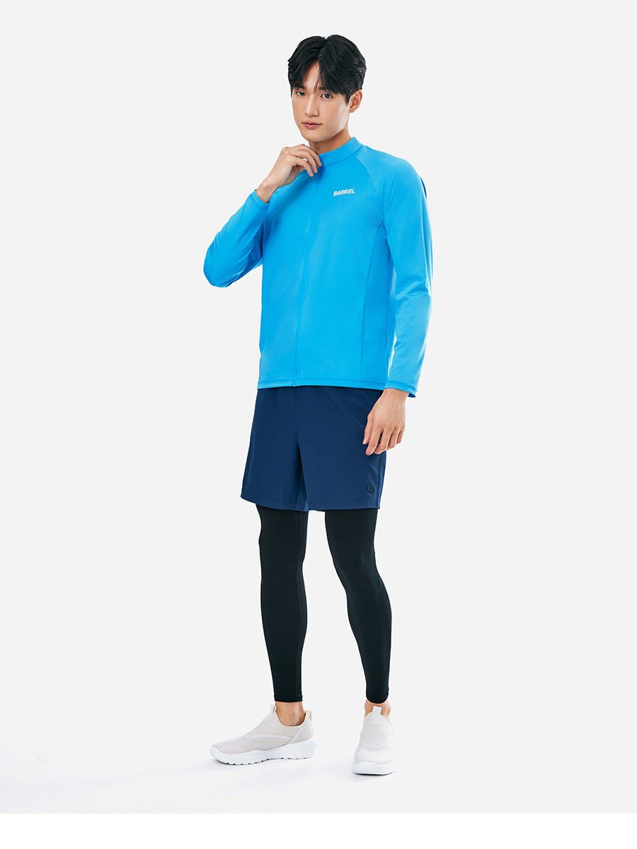 Barrel Men Essential Legging Shorts-NAVY_image2