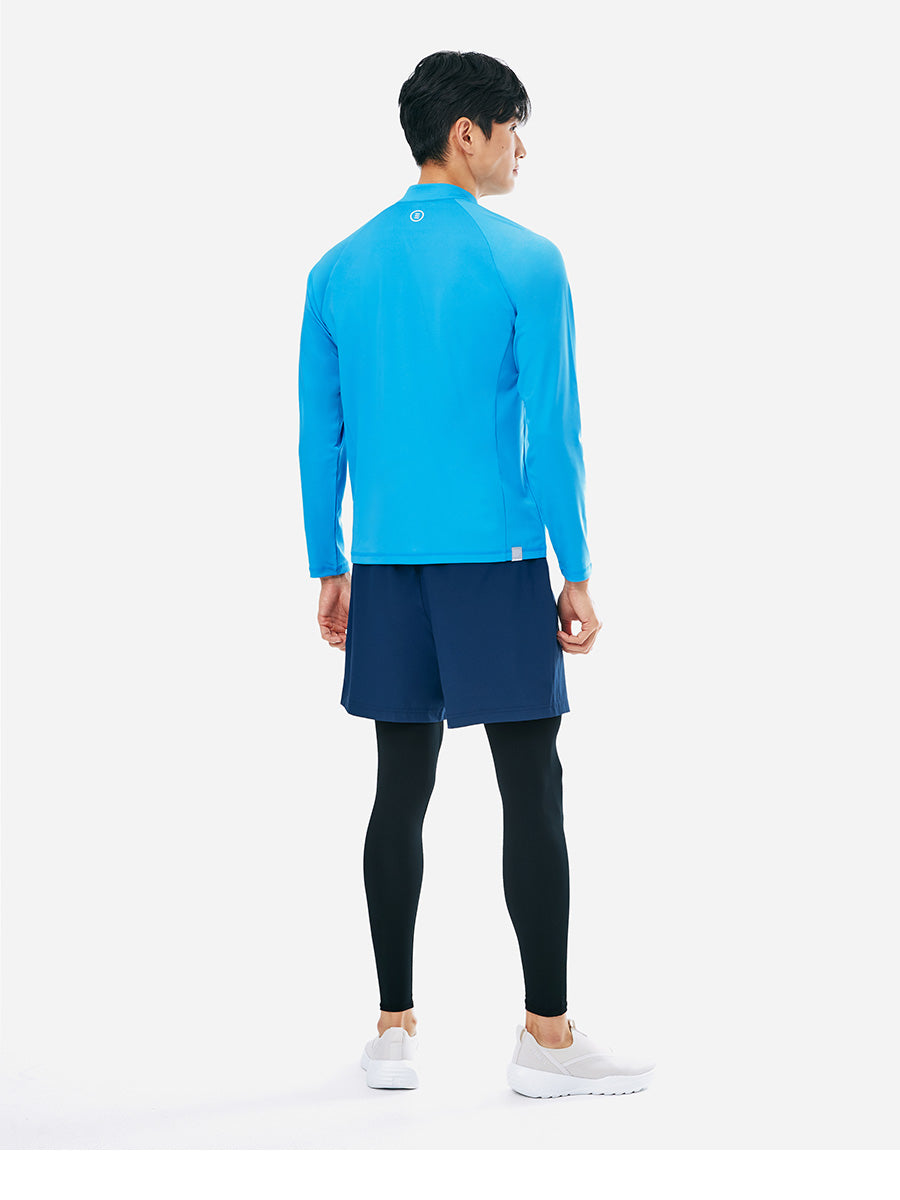 Barrel Men Essential Legging Shorts-NAVY_image3