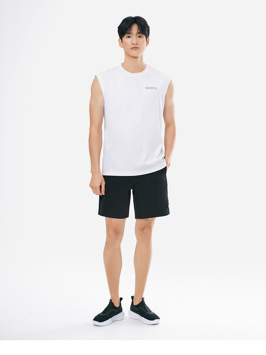 Barrel Men Essential Relax Fit Rash Tank-WHITE_image1