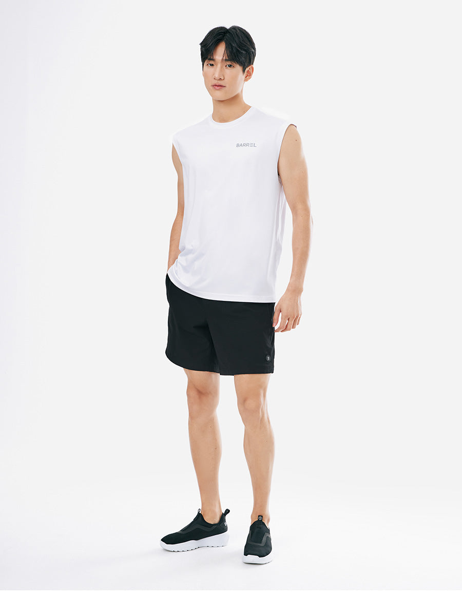 Barrel Men Essential Relax Fit Rash Tank-WHITE_image2