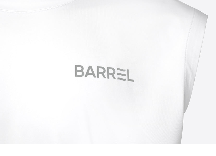 Barrel Men Essential Relax Fit Rash Tank-WHITE_image5