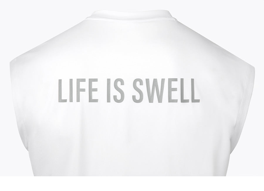 Barrel Men Essential Relax Fit Rash Tank-WHITE_image7