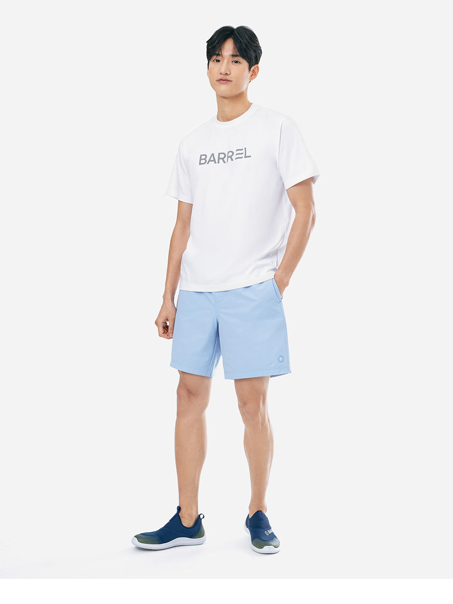 Barrel Men Essential Relax Fit S/S Rash Guard-WHITE_image2