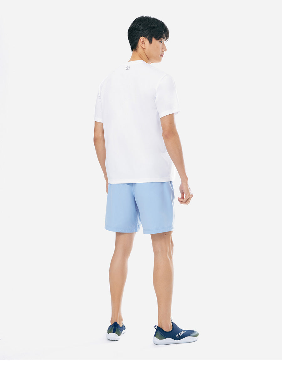 Barrel Men Essential Relax Fit S/S Rash Guard-WHITE_image4